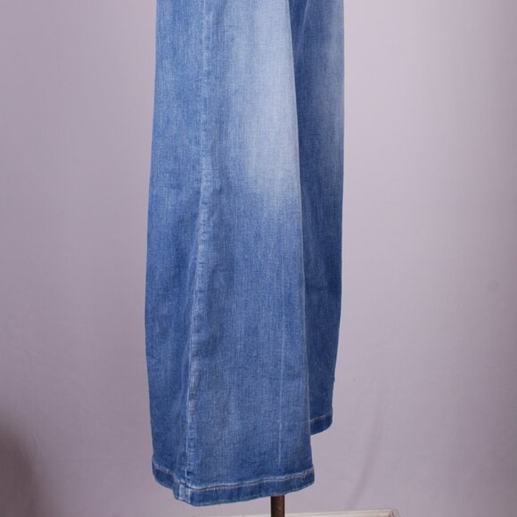 EUC WHBM High-Rise Wide Leg Nautical Jean, Sz - 14L - Picture 5 of 7